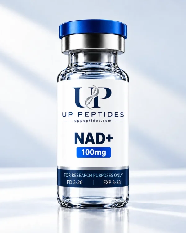 Clinical NAD+ Peptide Vial Render