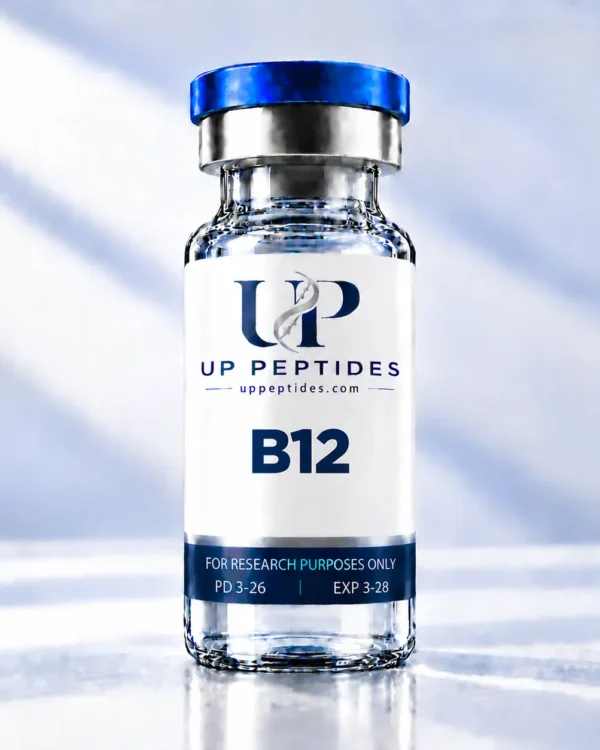 UP Peptides B12 Vial Render